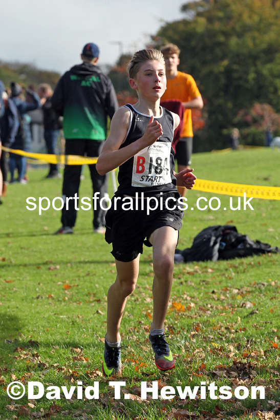 Mens under-17s Northern Cross Country Relays, Graves Park, Sheffield. Photo: David T. Hewitson/Sports for All Pics